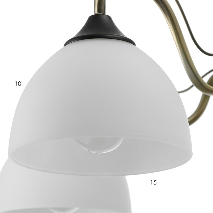 Люстра Люстра "Элейна" 5хЕ27 40Вт бронза 50х50х28 см BayerLux