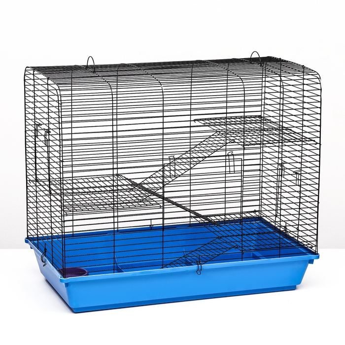 Клетка для грызунов Роджер 3, трехъярусная, 79 х 44 х 65 см, микс Клетка для грызунов Роджер 3, трехъярусная, 79 х 44 х 65 см, микс