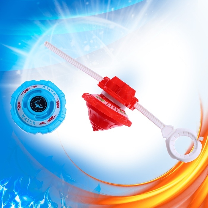 Набор волчков &laquo;Быстрая атака&raquo;, с устройством запуска, цвета МИКС