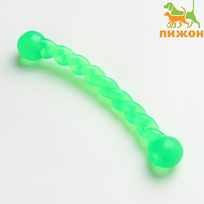 Игрушка Игрушка "Плетенка" большая, 29 см, каучук, зелёная