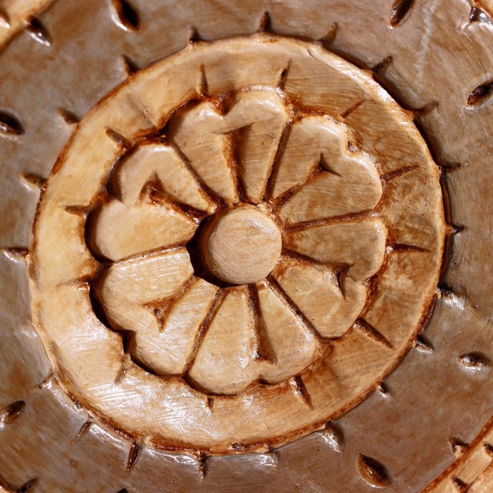 Декор  Декор "Круг" на подставке, албезия 30х9х42 см