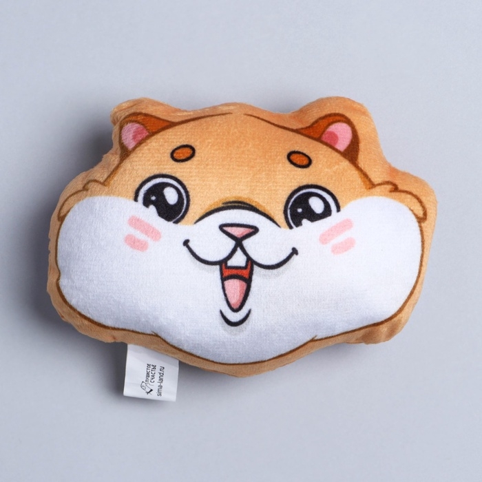 Игрушка для кошек с мятой «Хомячок», 12 х 9,2 см Игрушка для кошек с мятой «Хомячок», 12 х 9,2 см