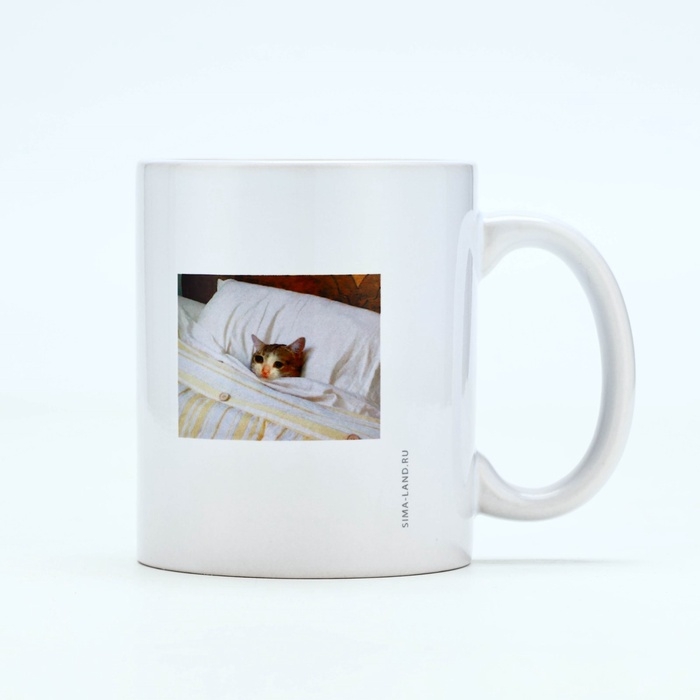 Кружка керамическая с сублимацией Дорого внимание «Хочу быть дома», 320 мл Кружка керамическая с сублимацией Дорого внимание «Хочу быть дома», 320 мл