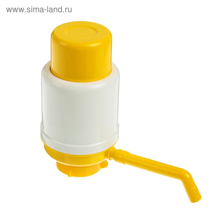 Помпа для воды  Помпа для воды "Дельфин" Эко, механическая, под бутыль от 11 до 19 л, желтая