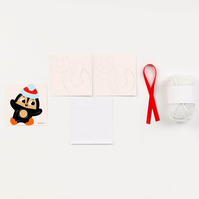 Пушистая игрушка своими руками на новый год «Пингвинёнок», новогодний набор для творчества Пушистая игрушка своими руками на новый год «Пингвинёнок», новогодний набор для творчества