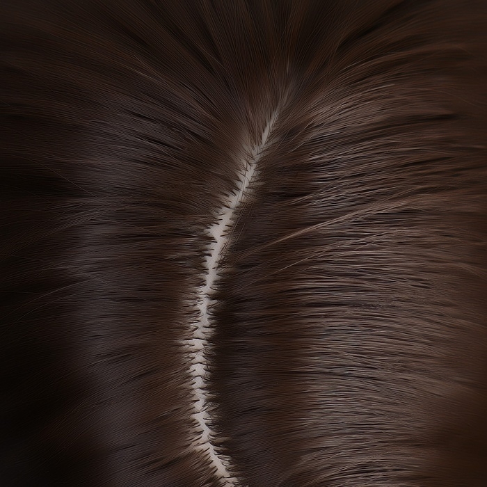 Парик искусственный, имитация кожи, 60 см, 270 гр, цвет русый Парик искусственный, имитация кожи, 60 см, 270 гр, цвет русый