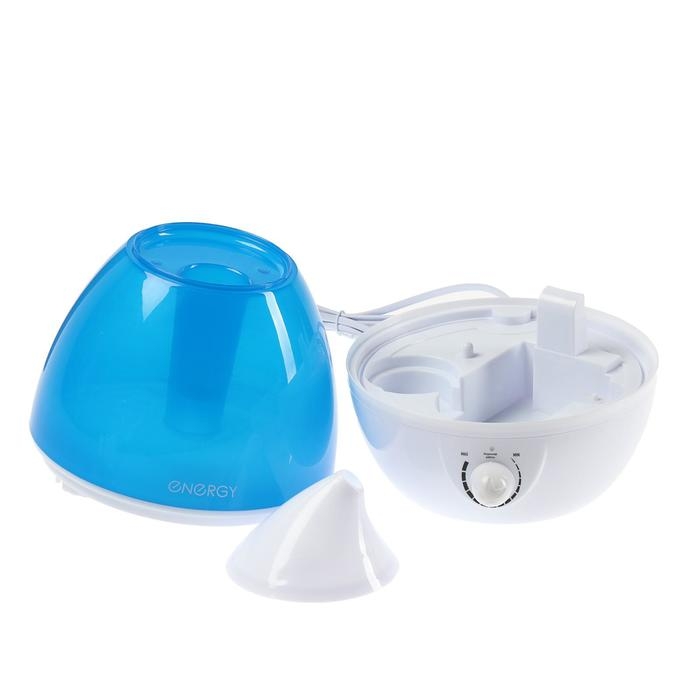 Увлажнитель ENERGY EN-615, ультразвуковой, 25 Вт, 2.6 л, до 25 м²,  бело-синий Увлажнитель ENERGY EN-615, ультразвуковой, 25 Вт, 2.6 л, до 25 м²,  бело-синий