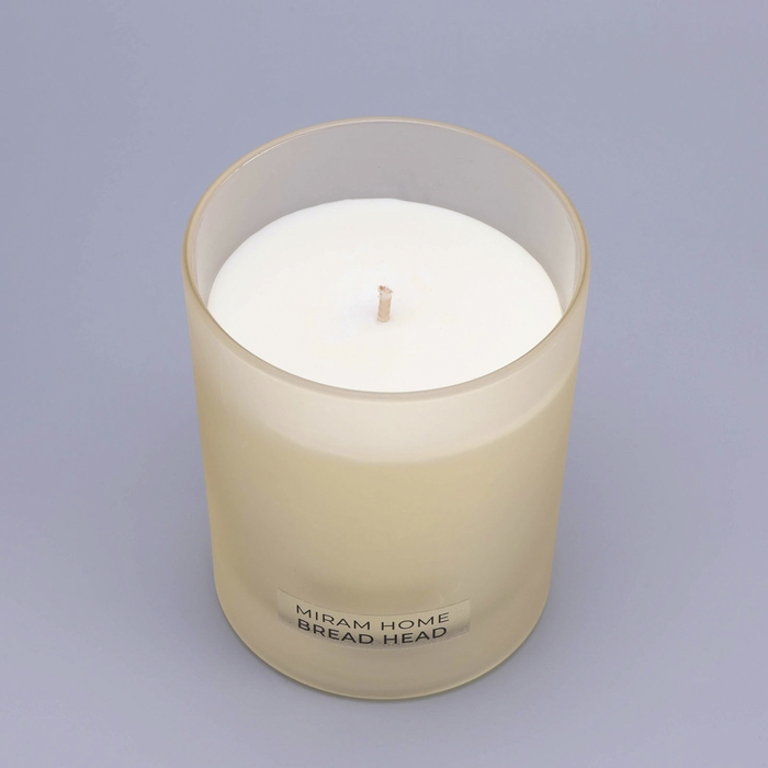 Свеча ароматическая в стекле  Свеча ароматическая в стекле "BREAD HEAD", хлеб, перец,  розмарин, 200 г