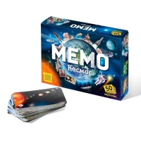 Настольная игра «Мемо. Космос», 50 карточек + познавательная брошюра