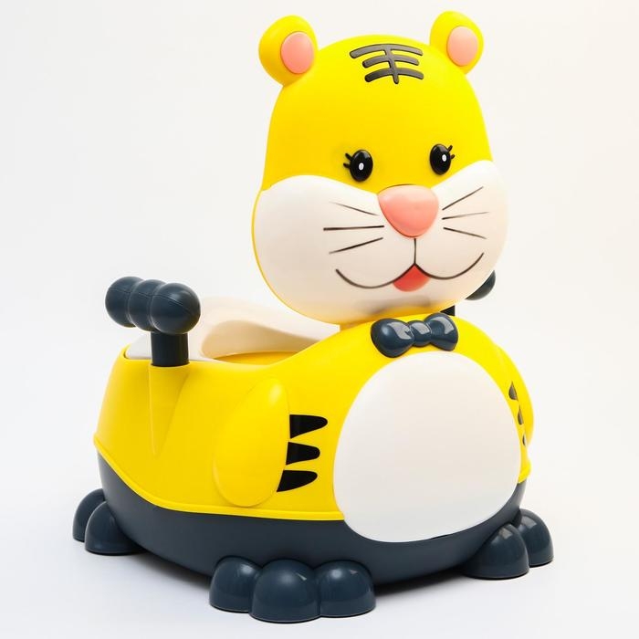 Горшок детский «Тигренок», цвет желтый Горшок детский «Тигренок», цвет желтый