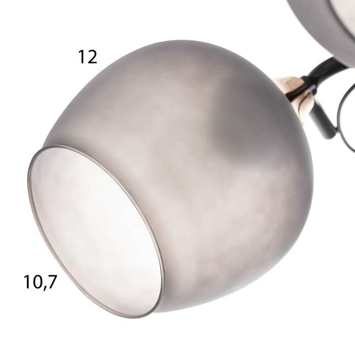 Люстра Люстра "Акапулько" 5х60Вт Е27 Коричневый, золото 48х28х24см