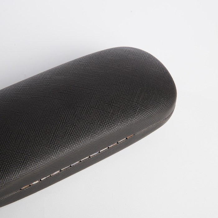 Футляр для очков на хлопушке, длина 16 см, цвет серый Футляр для очков на хлопушке, длина 16 см, цвет серый