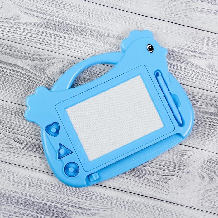 Доска магнитная «Курочка», 3 печати, чёрная крошка, цвета МИКС Доска магнитная «Курочка», 3 печати, чёрная крошка, цвета МИКС