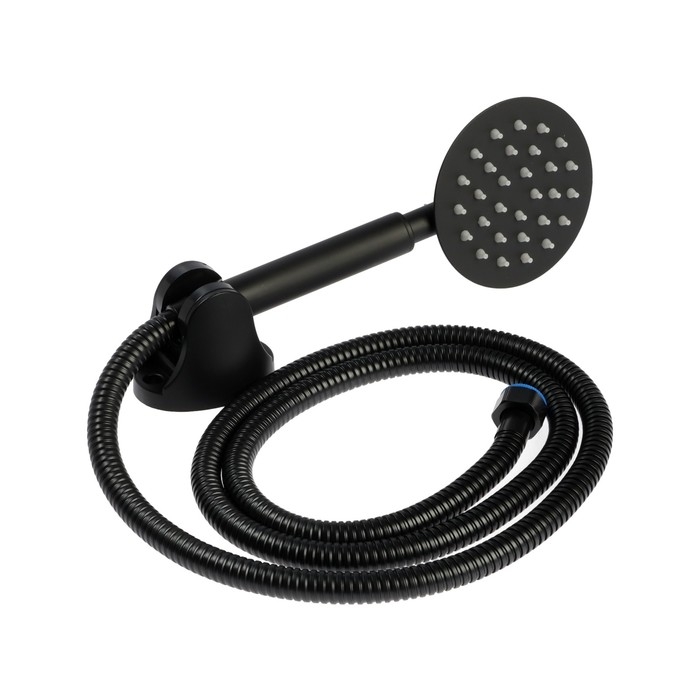 Смеситель для ванны ZEIN Z3835, однорычажный, душевой набор, черный Смеситель для ванны ZEIN Z3835, однорычажный, душевой набор, черный