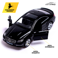 Машина металлическая MERCEDES-BENZ CLS63 AMG, 1:32, открываются двери, инерция, цвет чёрный