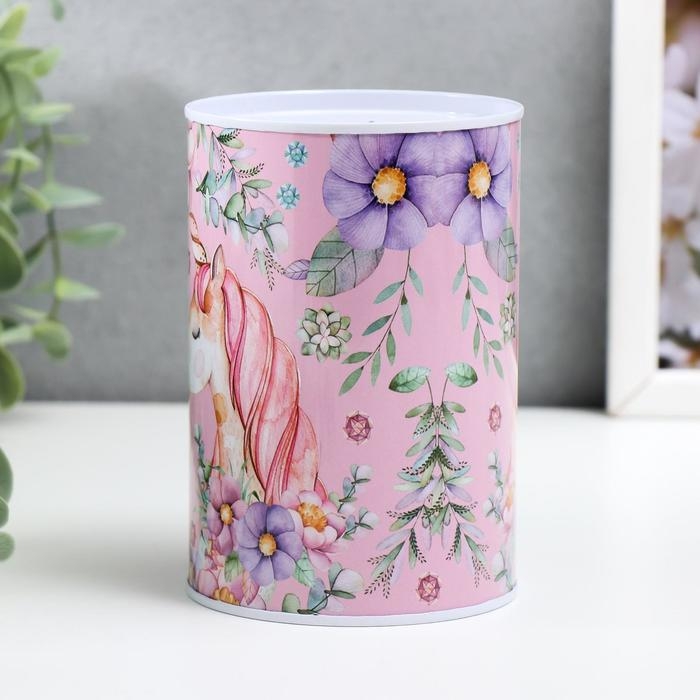 Копилка металл Копилка металл "Единорог" МИКС 12х8х8 см