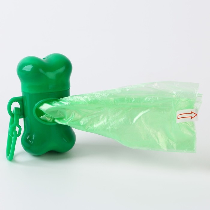 Контейнер с пакетами для уборки за собаками «Гулять» (рулон 15 шт) Контейнер с пакетами для уборки за собаками «Гулять» (рулон 15 шт)