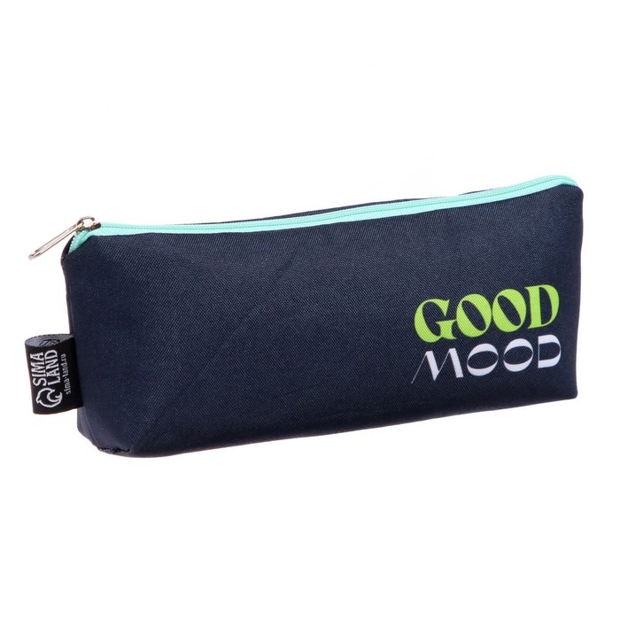 Пенал мягкий 1 отделение, 80 х 195 х 30 мм, объёмный, Пенал мягкий 1 отделение, 80 х 195 х 30 мм, объёмный, "Хорошее настроение"