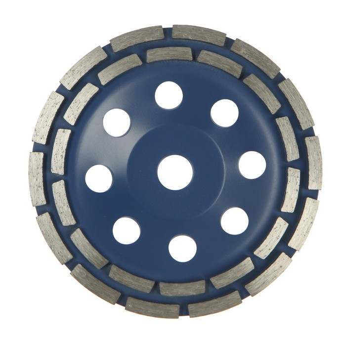 Чашка алмазная зачистная ТУНДРА, двухрядная, 180 мм Чашка алмазная зачистная ТУНДРА, двухрядная, 180 мм