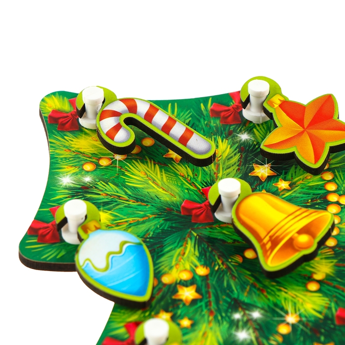 Новогодняя развивающая игрушка «Новый год! Ёлочка», 15 х 20 см Новогодняя развивающая игрушка «Новый год! Ёлочка», 15 х 20 см