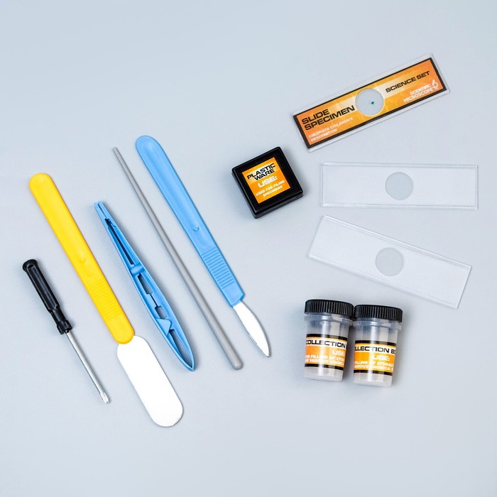 Микроскоп Микроскоп "Юный ученый" кратность до х1200, белый, подсветка