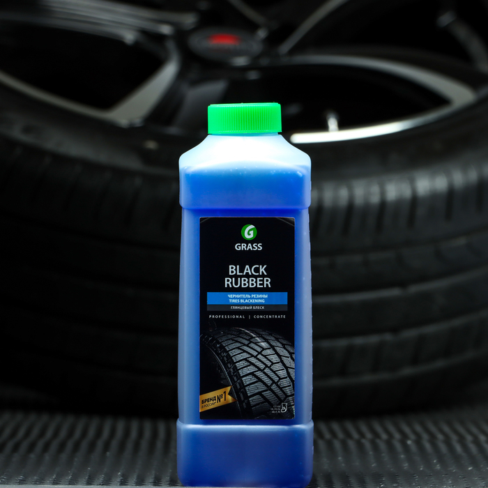 Полироль для шин Grass Black Rubber, 1 л. Полироль для шин Grass Black Rubber, 1 л.