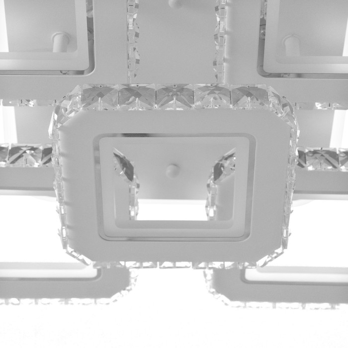 Люстра с ПДУ Люстра с ПДУ "Мия" 5хLED 150Вт 3000-6000К RGB белый 38х38х14см