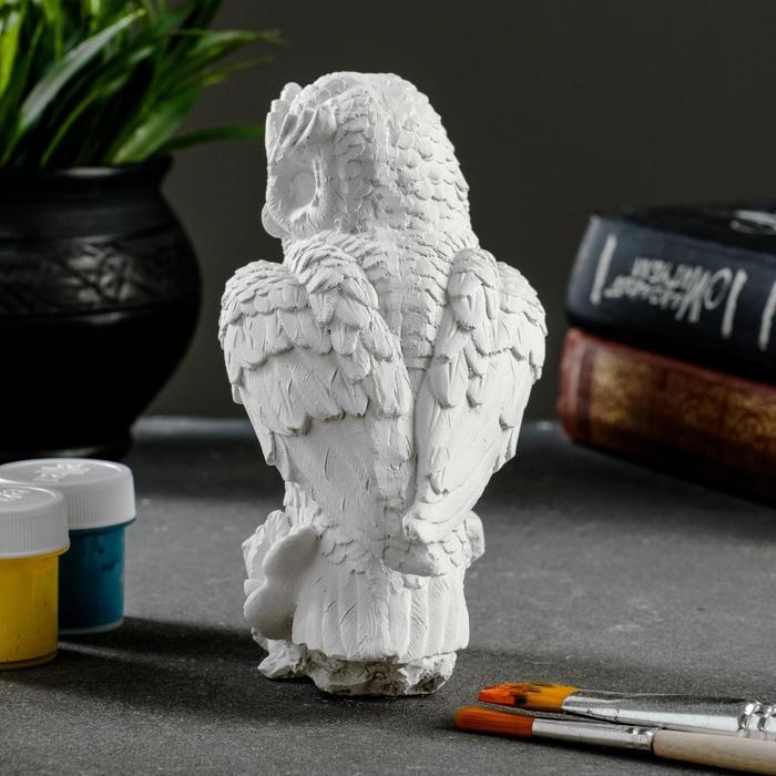 Фигура для раскраски Фигура для раскраски "Филин на листьях" 12х8х6см