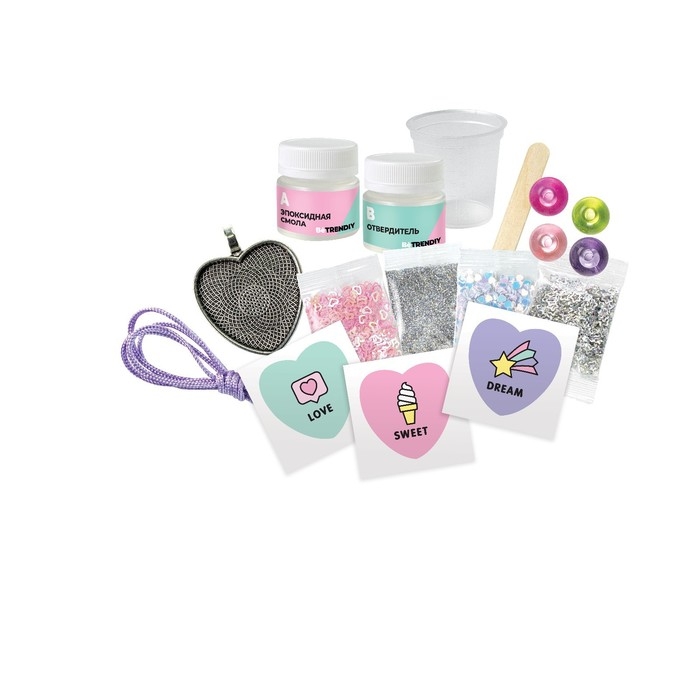 Создай украшения из эпоксидной смолы &laquo;Кулон-сердечко&raquo;