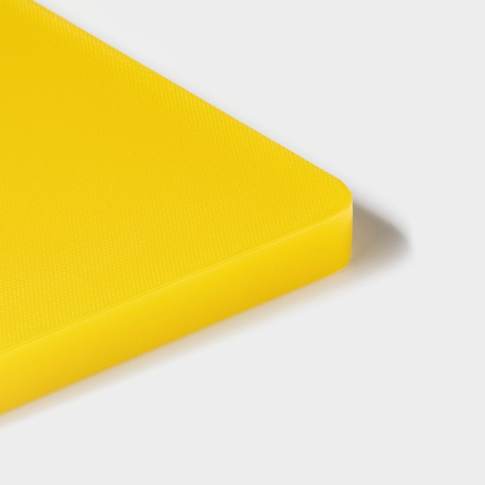 Доска профессиональная разделочная Доляна, 50×35×1,8 см, цвет жёлтый Доска профессиональная разделочная Доляна, 50×35×1,8 см, цвет жёлтый