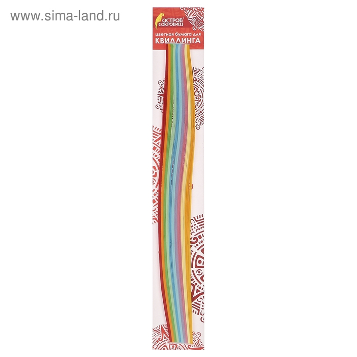 Бумага для квиллинга Бумага для квиллинга "Радуга", 10 цветов, (набор 200 шт) 3 мм х 300 мм, 80 г/м2