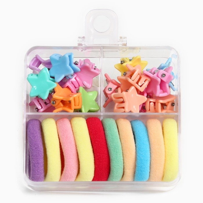 Набор подарочный, резинка для волос 10 шт, заколка крабик 12 шт, Гравити Фолз Набор подарочный, резинка для волос 10 шт, заколка крабик 12 шт, Гравити Фолз