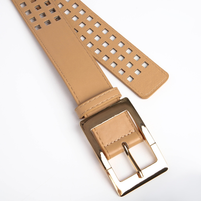 Ремень женский, ширина 4 см, цвет бежевый Ремень женский, ширина 4 см, цвет бежевый