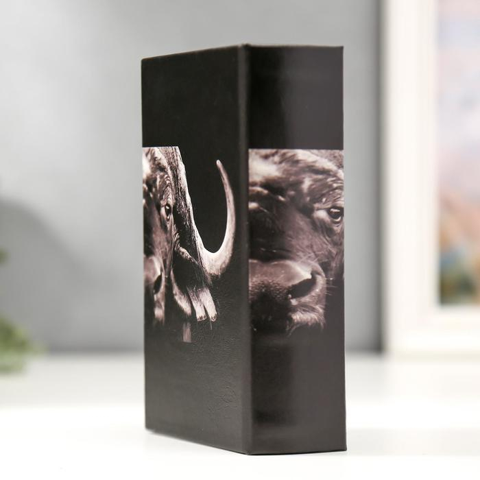 Сейф-книга дерево кожзам Сейф-книга дерево кожзам "Буйвол" 17х11х5 см