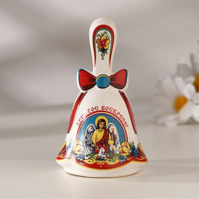 Колокольчик  Колокольчик "Бант Пасха 4", 9,5 см