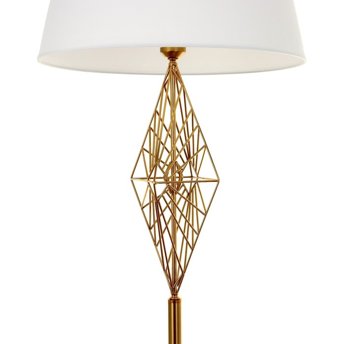 Торшер 19111/1 E27 40Вт бронза-золото 45х45х168 см