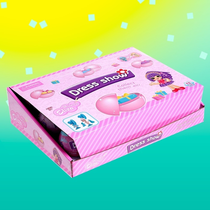 Игрушка-сюрприз «Стильная малышка», в шаре, МИКС Игрушка-сюрприз «Стильная малышка», в шаре, МИКС