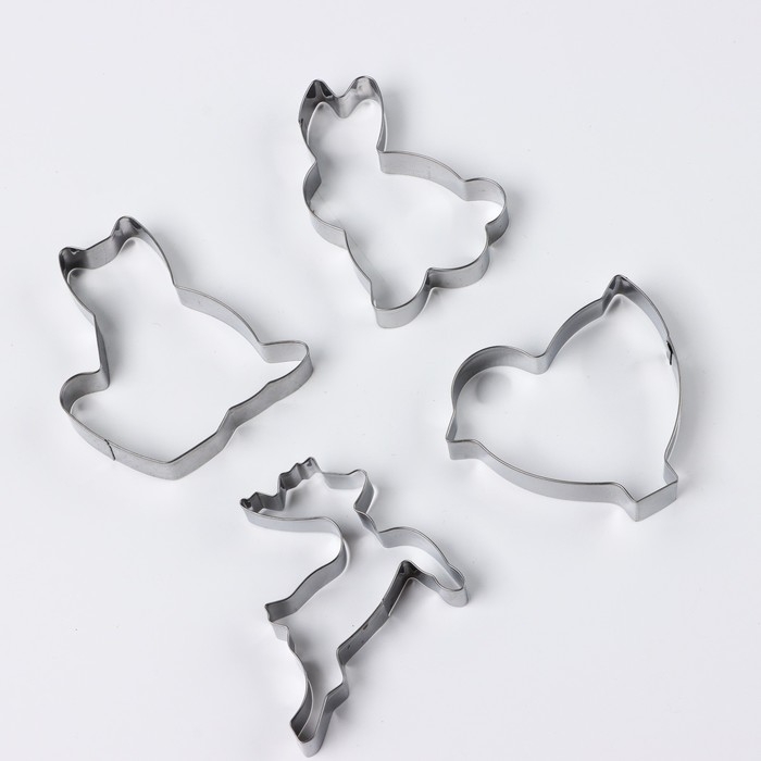 Набор форм для печенья «Милашки», 4 шт Набор форм для печенья «Милашки», 4 шт