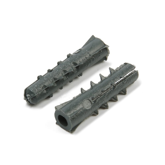 Дюбель "СТРОЙБАТ", тип "Еж", распорный, полипропиленовый, 6х30 мм, 100 шт