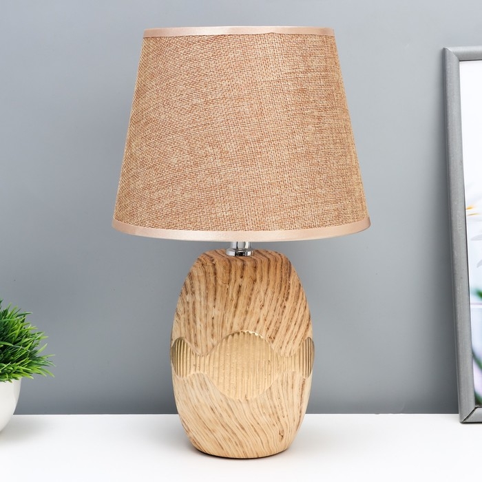 Настольная лампа Настольная лампа "Кассиопея" Е14 40Вт коричневый 20х20х33 см