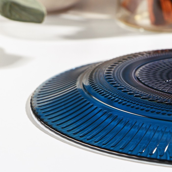 Тарелка десертная «Луиз», d=19 см, цвет лондон топаз Тарелка десертная «Луиз», d=19 см, цвет лондон топаз