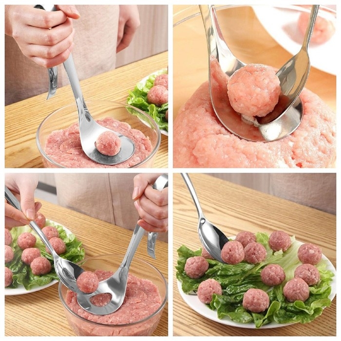 Форма для фрикаделек Доляна «Металлик», 23×6,5 см, цвет серебристый Форма для фрикаделек Доляна «Металлик», 23×6,5 см, цвет серебристый