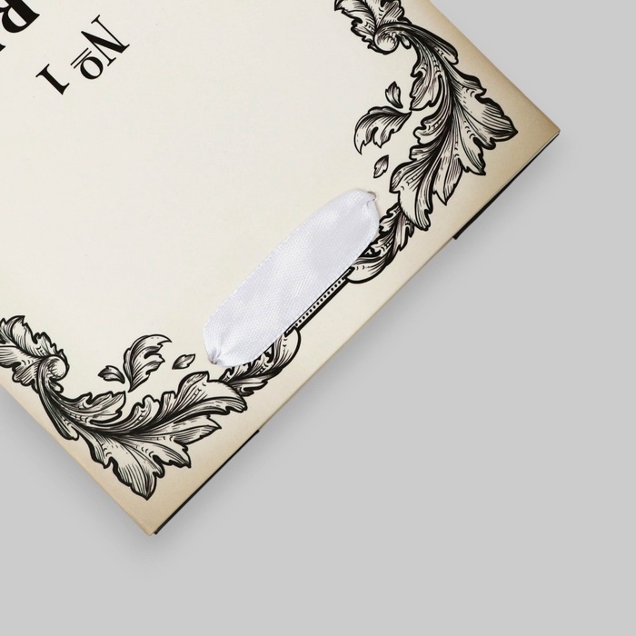 Пакет подарочный ламинированный Пакет подарочный ламинированный "The Best man",13 х 23 х 7 см