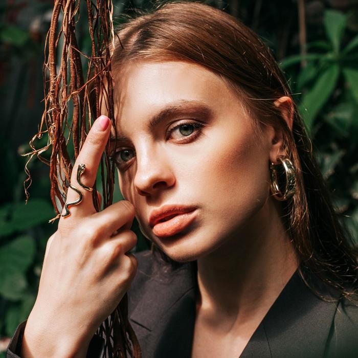 Новый год! Символ года 2025! Кольцо «Змея» гладкая, цвет золото, безразмерное