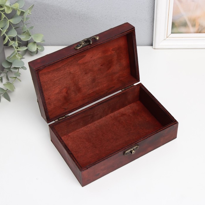 Шкатулка дерево сундучок Шкатулка дерево сундучок "Яснорада" с заклёпками 18х11,5х6 см