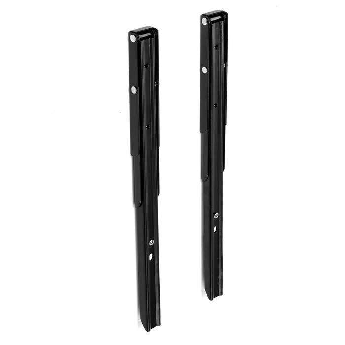 Кронштейн складной для столов и полок ТУНДРА, F001 , 2 шт., длина 350 мм., сталь, цвет черный   9703