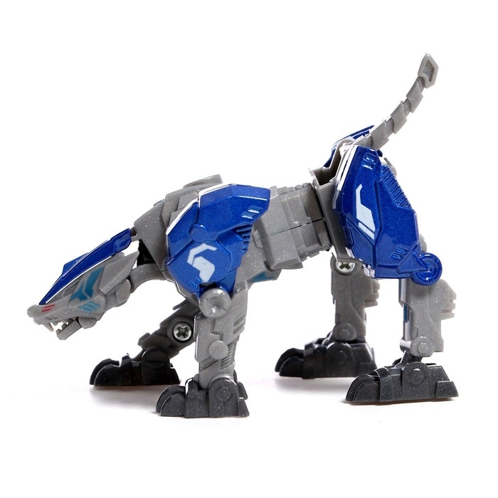 Робот зверобот «Волк», с элементами из металла, трансформируется