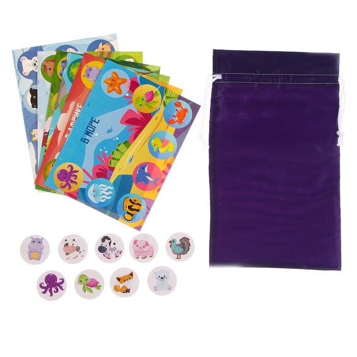 Лото с деревянными фишками «Кто где живёт?» Baby Toys Лото с деревянными фишками «Кто где живёт?» Baby Toys