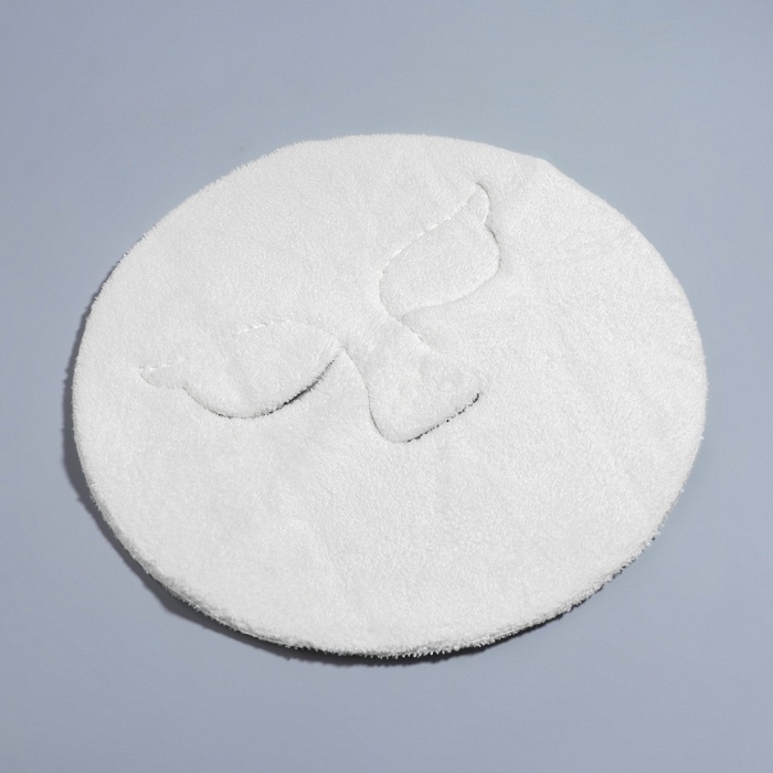 Маска для лица, многоразовая, 24 × 13,5 см, цвет белый Маска для лица, многоразовая, 24 × 13,5 см, цвет белый