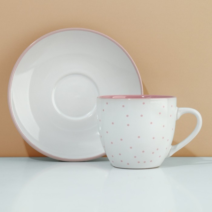 Чайная пара «Горошек», 250 мл Чайная пара «Горошек», 250 мл